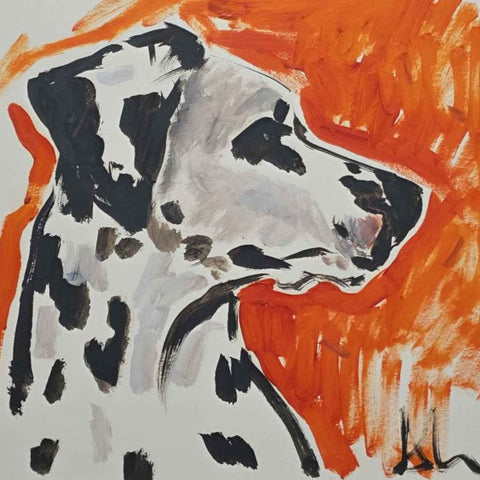 Dalmatian 2 Oil Painting Buy Now on Artezaar.com Online Art Gallery Dubai UAE