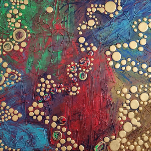 Dancing Lights - Mixed Media - Artezaar.com Online Art Gallery
