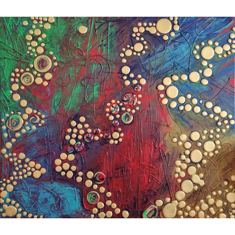 Dancing Lights - Mixed Media - Artezaar.com Online Art Gallery
