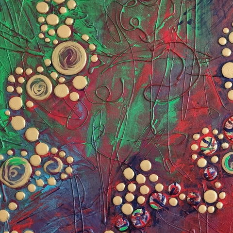 Dancing Lights - Mixed Media - Artezaar.com Online Art Gallery
