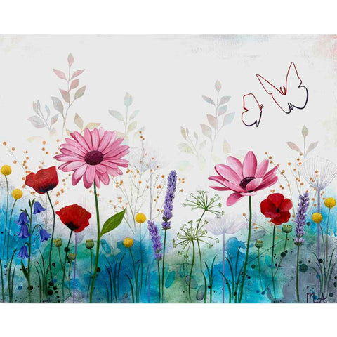 Dancing Petals Abstract Acrylic Painting Buy Now on Artezaar.com Online Art Gallery Dubai UAE
