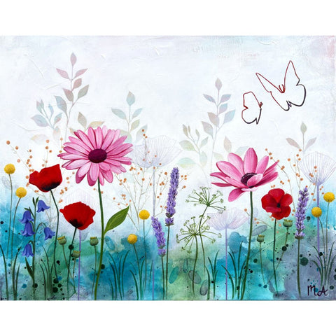 Dancing Petals - Acrylic Painting - Artezaar.com Online Art Gallery