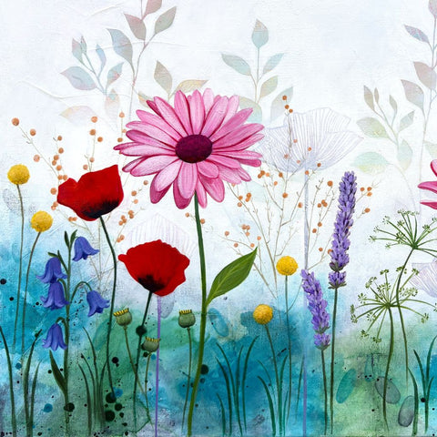 Dancing Petals - Acrylic Painting - Artezaar.com Online Art Gallery