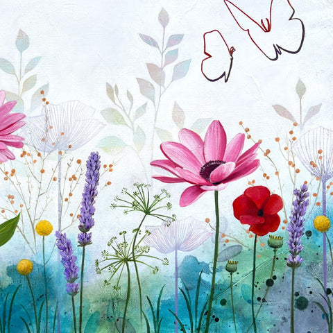 Dancing Petals - Acrylic Painting - Artezaar.com Online Art Gallery