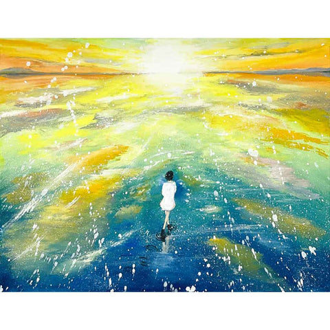 Dawn of Hope - Acrylic Painting - Artezaar.com Online Art Gallery