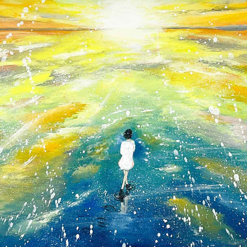 Dawn of Hope - Acrylic Painting - Artezaar.com Online Art Gallery