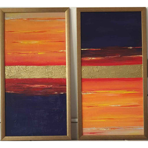 Dawn2Dusk by Smitashree Balaji Mixed media Painting Buy now on artezaar.com Online Art Gallery