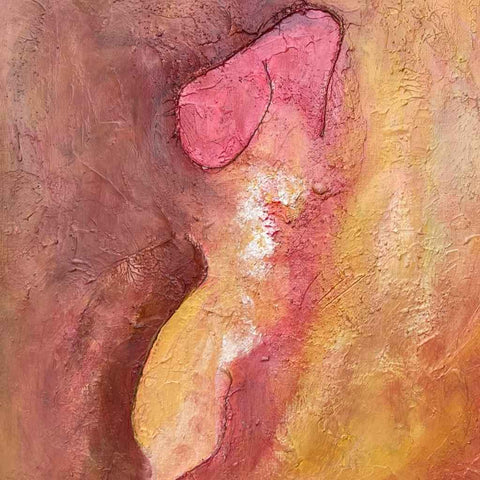 Desert Vibes Mixed Media Painting Buy Now on Artezaar.com Online Art Gallery Dubai UAE