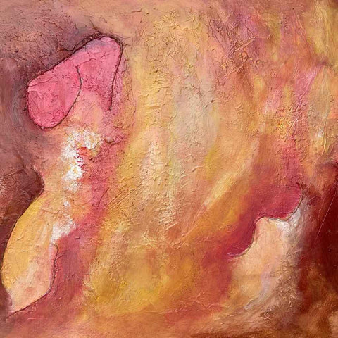 Desert Vibes Mixed Media Painting Buy Now on Artezaar.com Online Art Gallery Dubai UAE