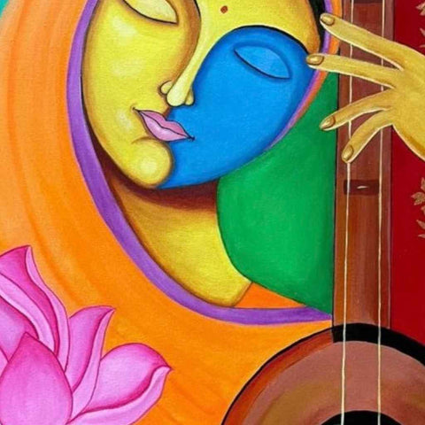 Devotion Acrylic Painting Buy Now on Artezaar.com Online Art Gallery Dubai UAE