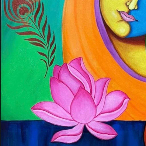 Devotion Acrylic Painting Buy Now on Artezaar.com Online Art Gallery Dubai UAE