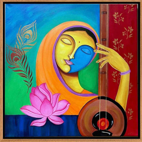 Devotion Acrylic Painting Buy Now on Artezaar.com Online Art Gallery Dubai UAE