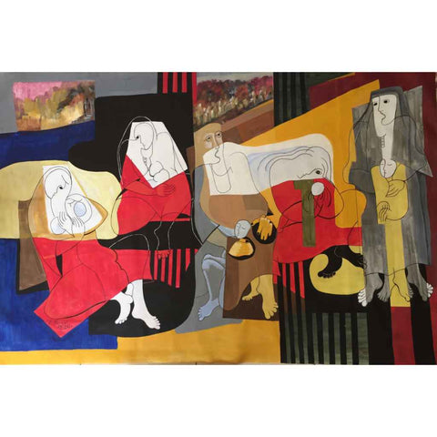 Displaced 2 - Acrylic Painting - Artezaar.com Online Art Gallery