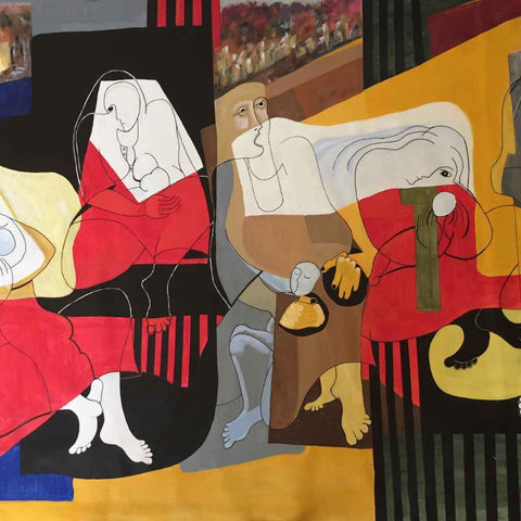 Displaced 2 - Acrylic Painting - Artezaar.com Online Art Gallery