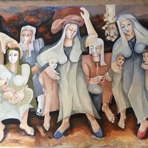 Displaced 1 - Acrylic Painting - Artezaar.com Online Art Gallery