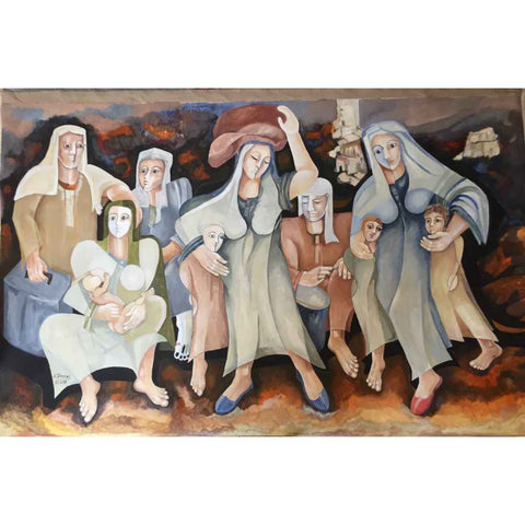Displaced 1 - Acrylic Painting - Artezaar.com Online Art Gallery