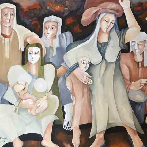 Displaced 1 - Acrylic Painting - Artezaar.com Online Art Gallery