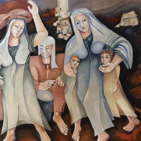 Displaced 1 - Acrylic Painting - Artezaar.com Online Art Gallery