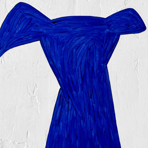 Dog No. 8 Mixed Media Painting Buy Now on Artezaar.com Online Art Gallery Dubai UAE