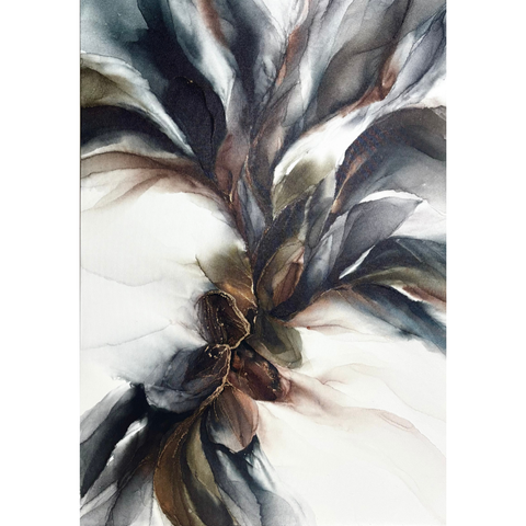 Double Trouble 1 - Alcohol Inks Painting - Artezaar.com Online Art Gallery