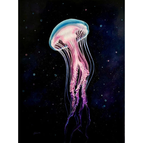 Drifting Through The Silence - Acrylic Painting - Artezaar.com Online Art Gallery
