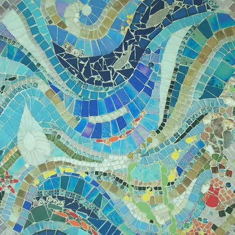 Drop In The Ocean Abstract Mosaic Art  Buy Now on Artezaar.com Online Art Gallery Dubai UAE