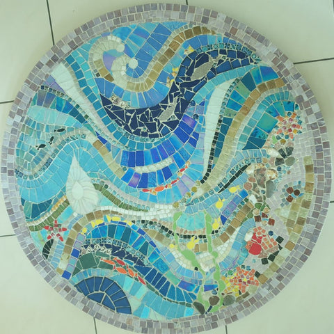 Drop In The Ocean Abstract Mosaic Art Buy Now on Artezaar.com Online Art Gallery Dubai UAE