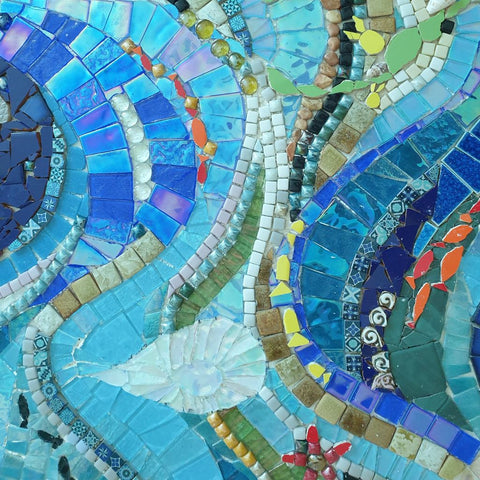 Drop In The Ocean Abstract Mosaic Art Buy Now on Artezaar.com Online Art Gallery Dubai UAE