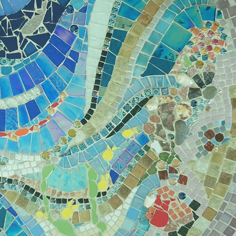 Drop In The Ocean Abstract Mosaic Art Buy Now on Artezaar.com Online Art Gallery Dubai UAE