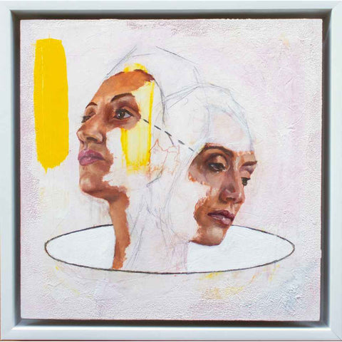 Duality Fine Mixed media Painting Buy Now on Artezaar.com Online Art Gallery Dubai UAE