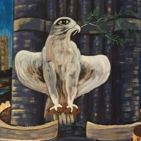 Dubai Fountain Acrylic Painting Buy Now on Artezaar.com Online Art Gallery Dubai UAE