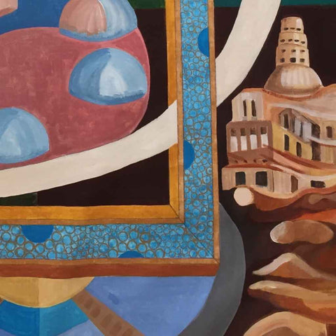 Dubai Frame Acrylic Painting Buy Now on Artezaar.com Online Art Gallery Dubai UAE