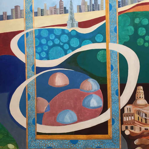 Dubai Frame Acrylic Painting Buy Now on Artezaar.com Online Art Gallery Dubai UAE