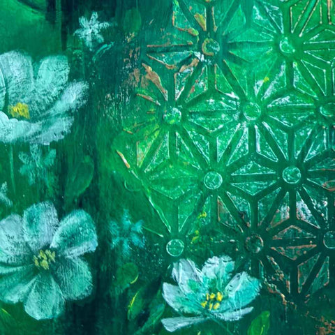 Echoes of a Humming Heart Acrylic Painting Buy Now on Artezaar.com Online Art Gallery Dubai UAE