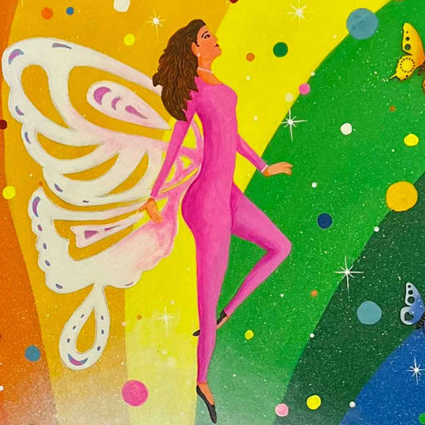 Ecstasy Mixed Media Painting Buy Now on Artezaar.com Online Art Gallery Dubai UAE