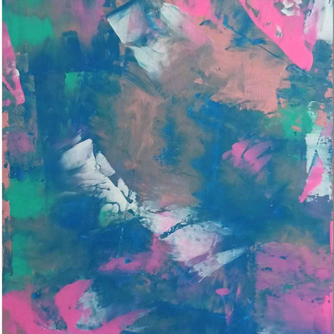 Emotional Overload Abstract Acrylic Painting Buy Now on Artezaar.com Online Art Gallery Dubai UAE