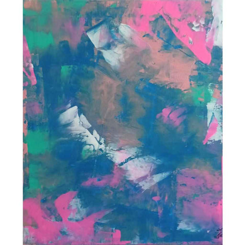 Emotional Overload Abstract Acrylic Painting Buy Now on Artezaar.com Online Art Gallery Dubai UAE