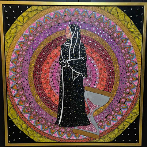 Empowered Progression Abstract Acrylic Painting Buy Now on Artezaar.com Online Art Gallery Dubai UAE
