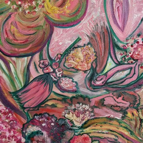 Enchanted Blossom - Oil Painting - Artezaar.com Online Art Gallery