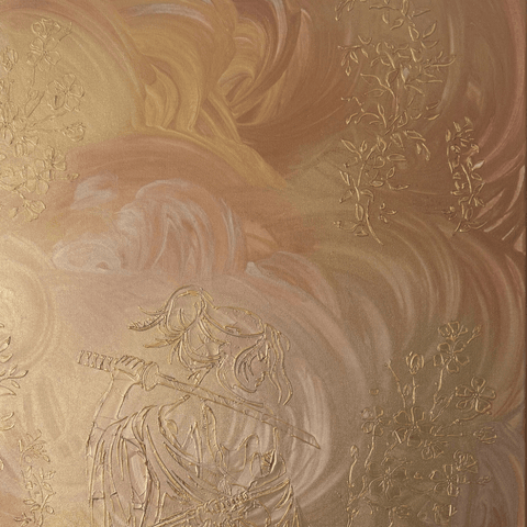 Enchanted Warrior - Acrylic Painting - Artezaar.com Online Art Gallery