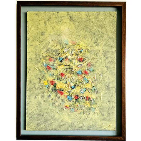 Enduring Flower Abstract Oil Painting Buy Now on Artezaar.com Online Art Gallery Dubai UAE