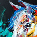 Enigrmatic Horse Oil Painting Buy Now on Artezaar.com Online Art Gallery Dubai UAE