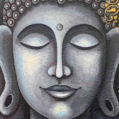 Enlightenment (Lord Buddha) Acrylic Painting Buy Now on Artezaar.com Online Art Gallery Dubai UAE