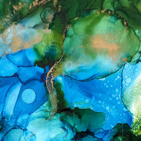 Ethereal Flow Alcohol Inks Painting Buy Now on Artezaar.com Online Art Gallery Dubai UAE