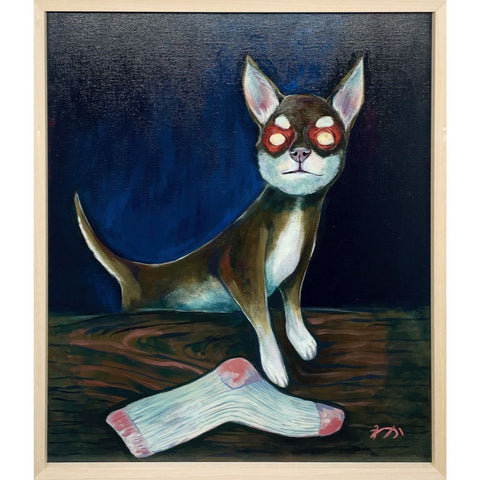 Eyes Shining In The Dark - Acrylic Painting - Artezaar.com Online Art Gallery