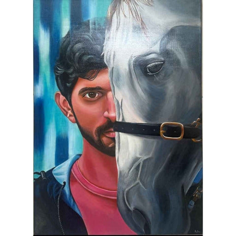 Fazza Acrylic Portrait  Buy Now on Artezaar.com Online Art Gallery Dubai UAE