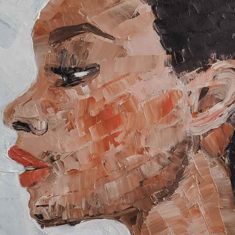Female Portrait Fine Oil Painting Buy Now on Artezaar.com Online Art Gallery Dubai UAE