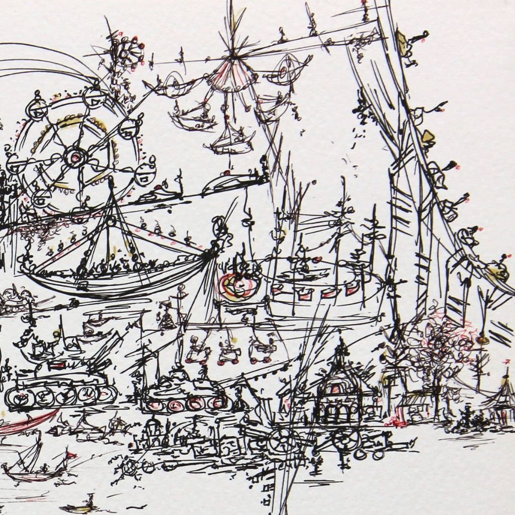 Finding Utopia II | Sketch Art | Artezaar.com Online Art Gallery Dubai