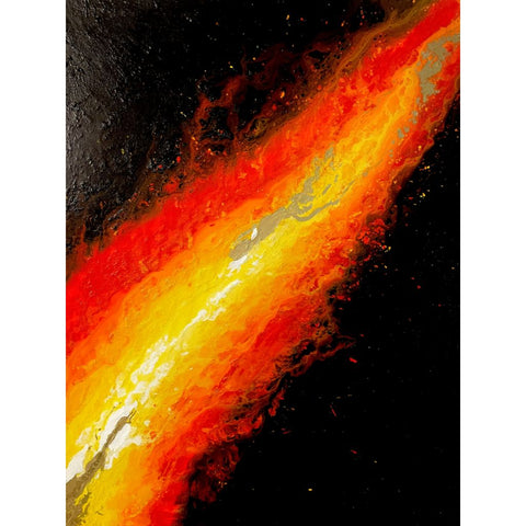 Fire Abstract Acrylic Painting Buy Now on Artezaar.com Online Art Gallery Dubai UAE