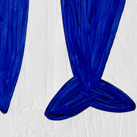 Fish No. 5 Abstract Mixed Media Painting Buy Now on Artezaar.com Online Art Gallery Dubai UAE